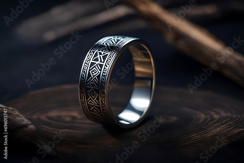 a stunningly beautiful magical silver ring