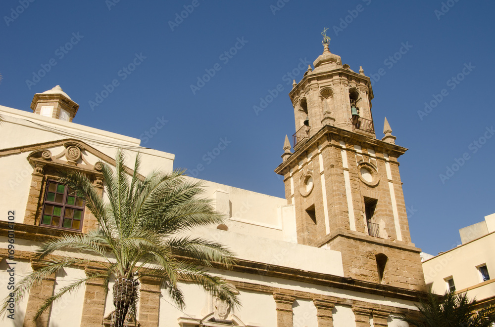 Church of Santiago. Cadiz. Andalusia. Spain.