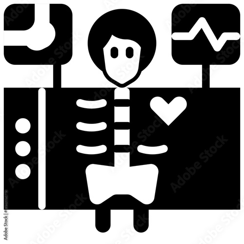 x-ray glyph style icons