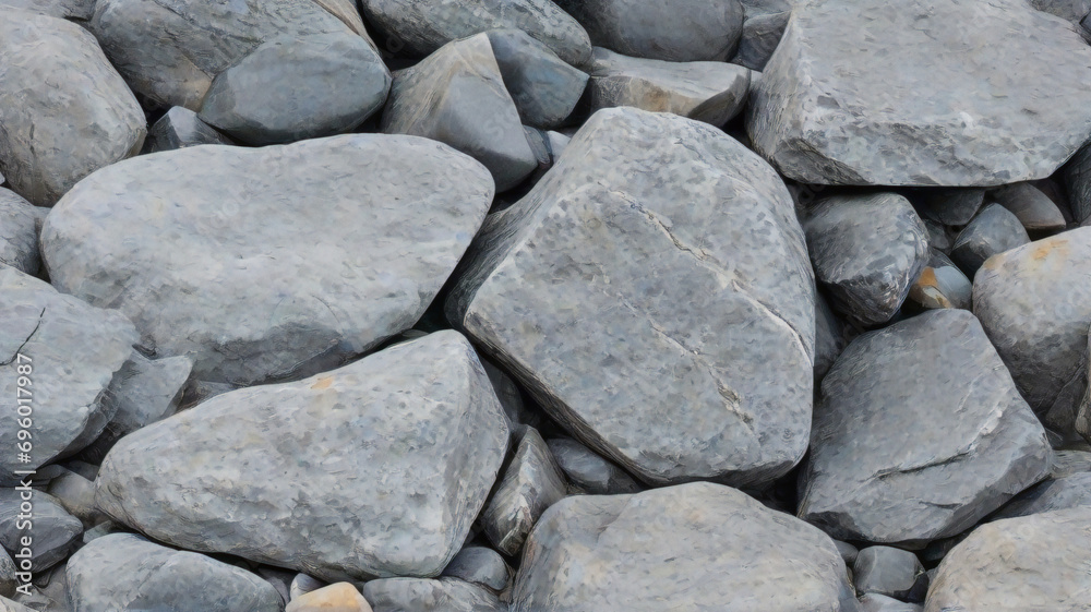 Graue Felsstruktur mit Rissen. Steinmauerhintergrund mit Kopierraum für Text und Design. Breites Banner. Felsige Oberfläche. Nahaufnahme. Graue Felsstruktur mit Rissen. Steinmauerhintergrund mit Kopierraum für Text und Design. Breites Banner. Felsige Oberfläche. Nahaufnahme.