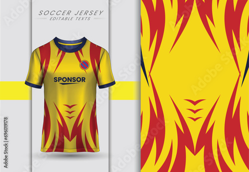 Soccer jersey design for sublimation