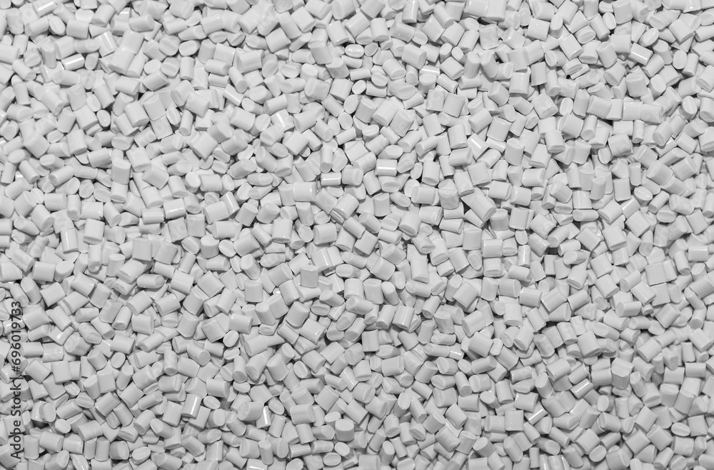 background of white abs plastic granules background of white abs plastic granules