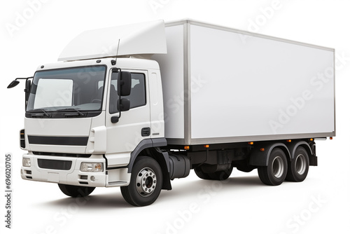 Box Truck with clipping path