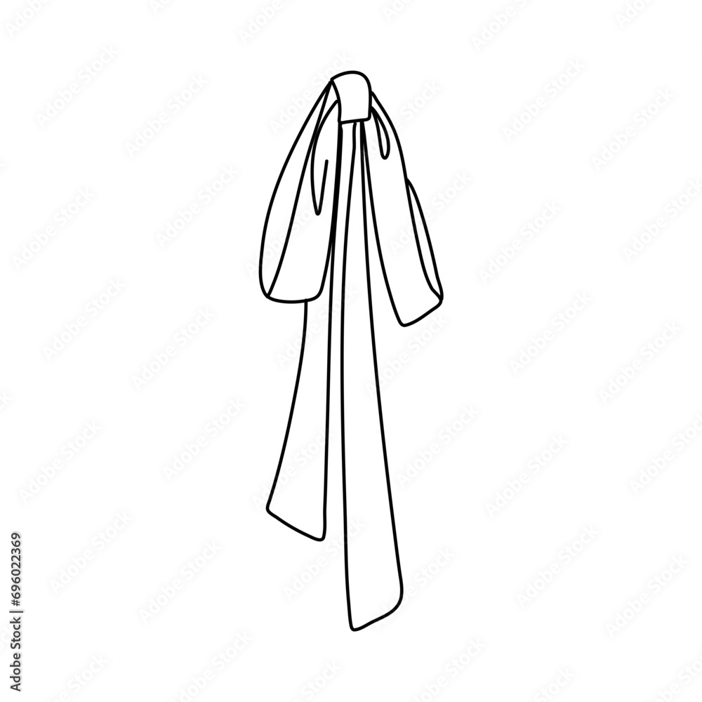 Hand drawn bow vector Hand drawn bow vector