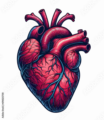 human heart model