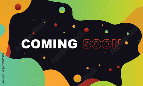 Coming soon banner background.