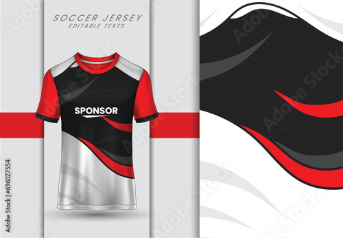 Soccer jersey design for sublimation