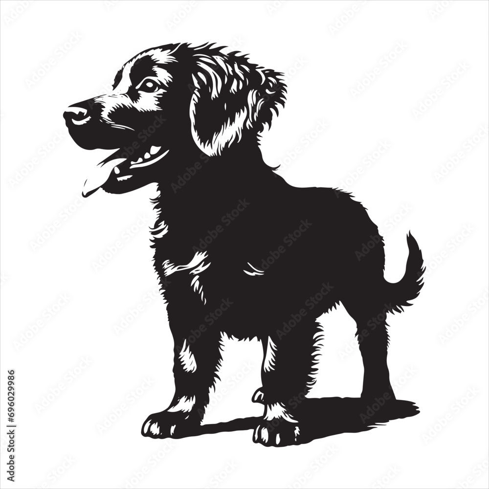 Dog Silhouette: Dynamic Doggy Poses, Energetic Outlines, and Playful Pooches in Artful Compositions - Minimallest black vector dog Silhouette
Dog Silhouette: Dynamic Doggy Poses, Energetic Outlines, and Playful Pooches in Artful Compositions - Minimallest black vector dog Silhouette