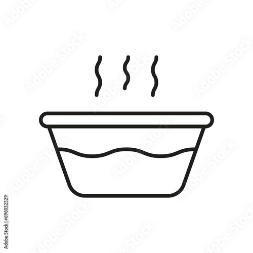 Water basin icon, isolated on white background, vector illustration
