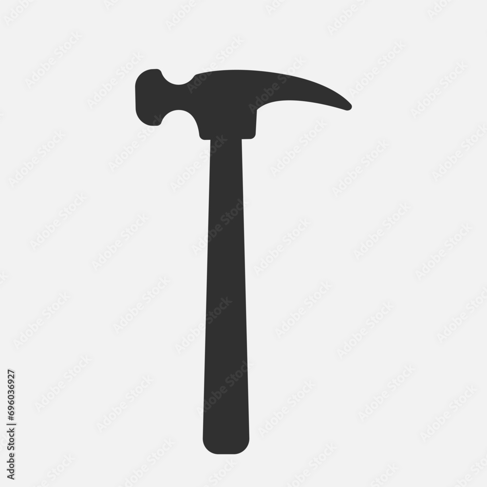 Carpenter hammer icon. House repair tool. Vector Carpenter hammer icon. House repair tool. Vector