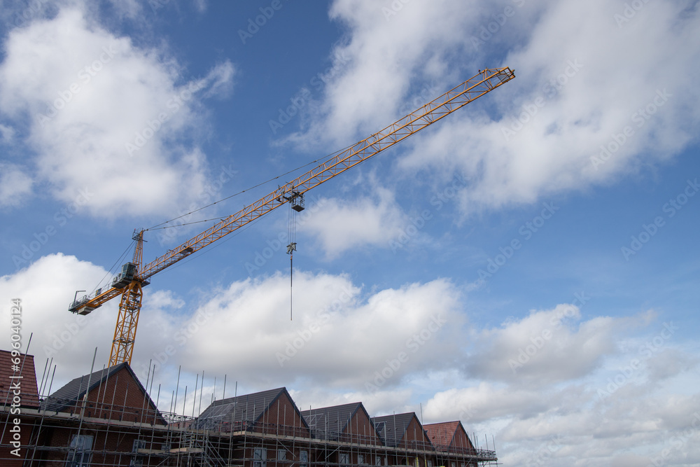 crane on a building site 