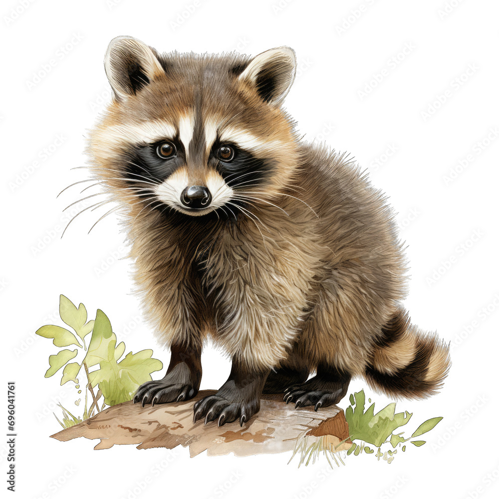 Fototapeta premium Raccoon png