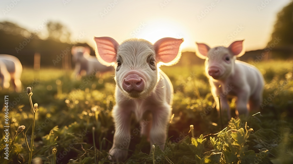 A collection of farm animals A collection of farm animals