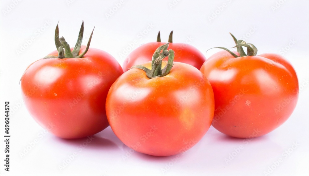 Fresh juicy red Tomato with cut in half isolated on white background. Clipping path.
Fresh juicy red Tomato with cut in half isolated on white background. Clipping path.