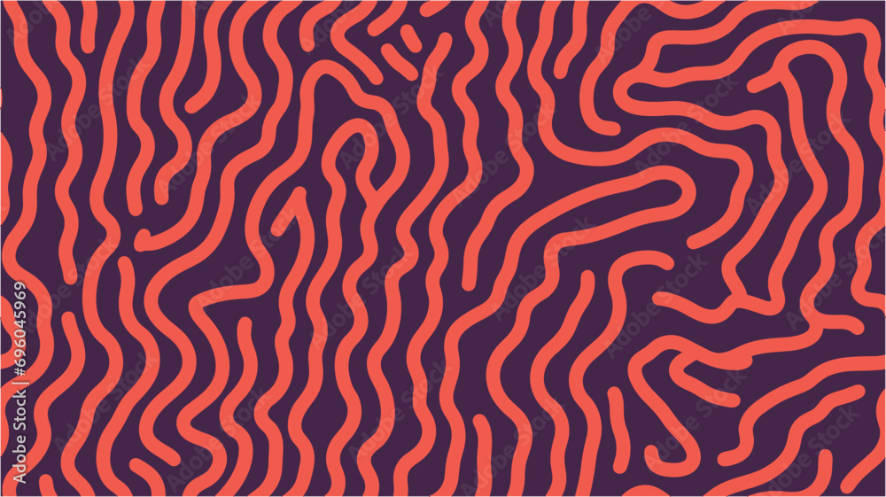 Vector seamless pattern. Abstract dynamic wavy texture for creative ...