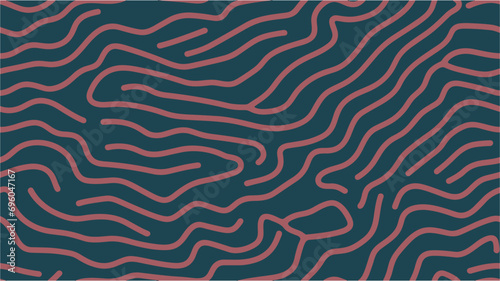 Abstract brush pattern. Marine watershed. Modern stylish texture with smooth natural maze. Vintage pattern. Vector. Modern stylish texture. Abstract wave pattern. Compound organic shapes. Seamless.