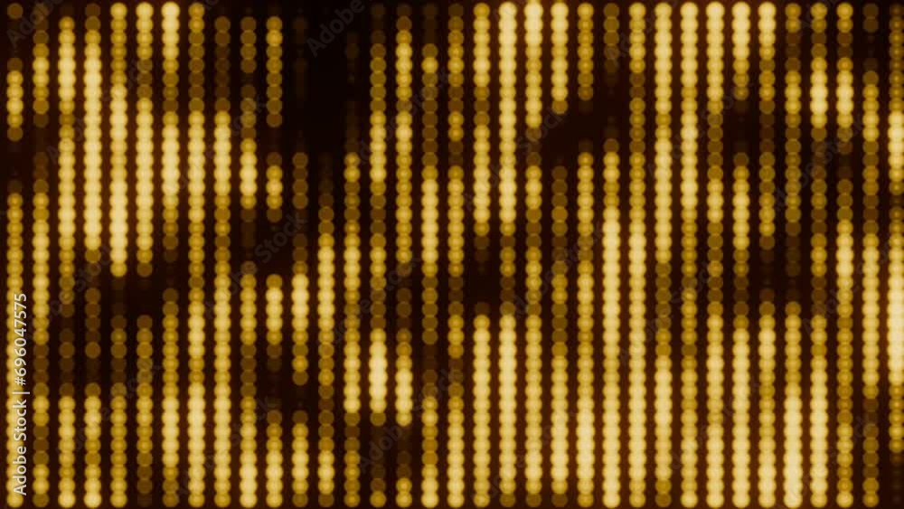 Digitally generated abstract pixelated dotted yellow light on dark background Digitally generated abstract pixelated dotted yellow light on dark background
