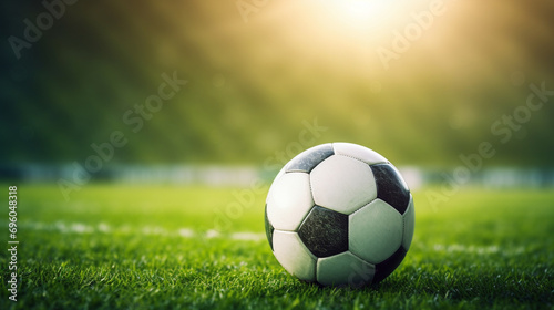 soccer ball on the field, 