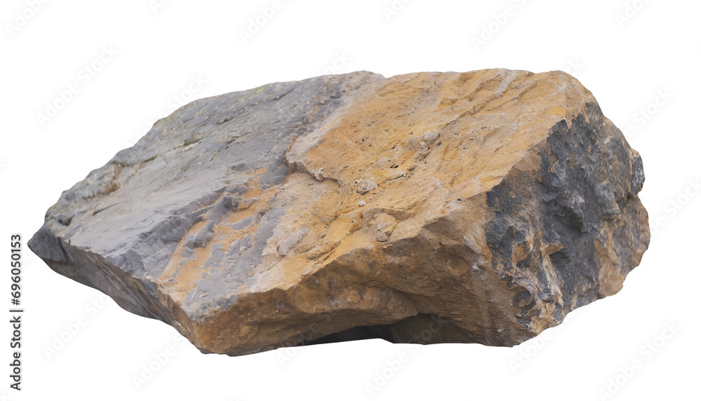 Heavy rock stone - isolated Heavy rock stone - isolated