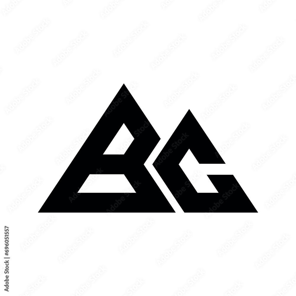 Initial Letter BC Logo Design Template Design vector Initial Letter BC Logo Design Template Design vector