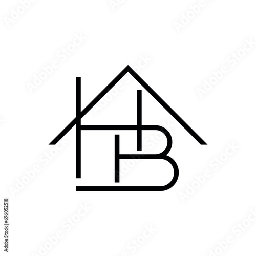 HB Home Logo Template Design vector © Habib950