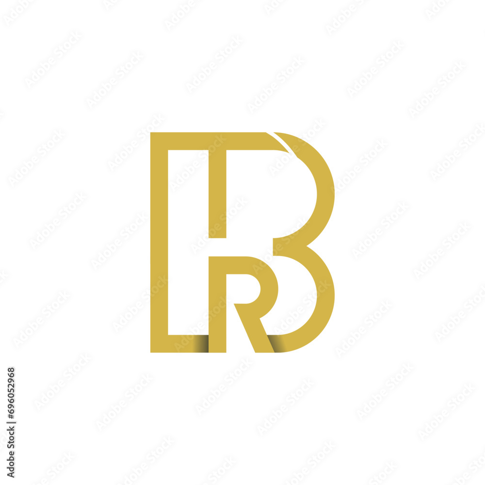 Initial Letter TBR Logo Design Template Design vector Initial Letter TBR Logo Design Template Design vector