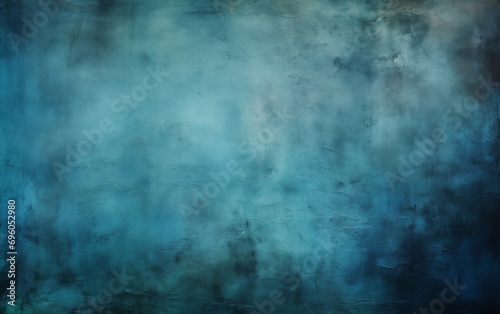 Abstract blue toned grunge style textured background.
