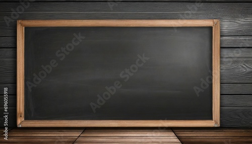 school long black board blackboard wooden plank on a background