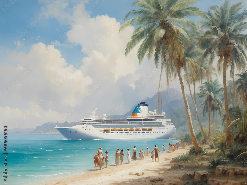 Fototapeta premium Ships