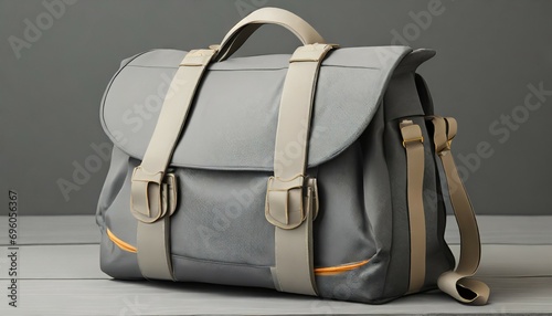 gray duffle bag unisex accessory