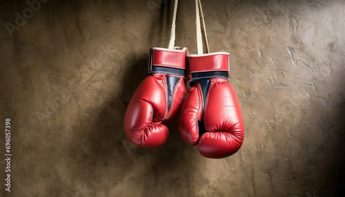 hanging boxing gloves © Nathaniel