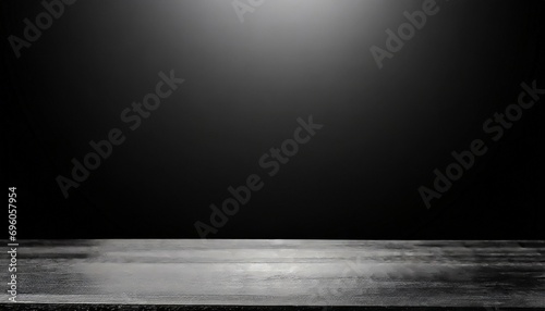 plain solid absolutely black colour background empty space for background of studio room and display ad or product or website template