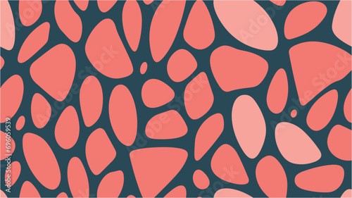 Cute color. Polka Dot seamless pattern, vector. Animals trendy background. Colorful Round Print. Colorful background template.