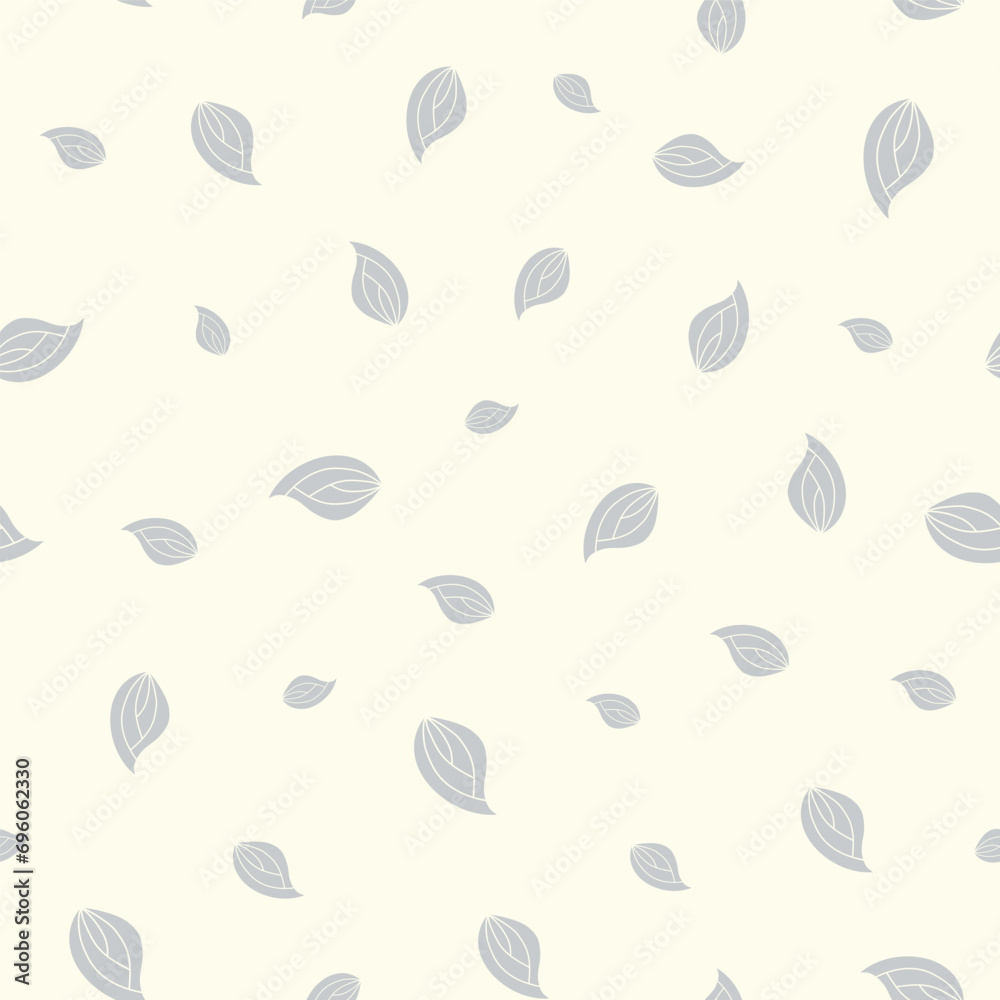 seamless repeat pattern with simple silver gray floral motifs on a ivory background perfect for fabric, scrap booking, wallpaper, gift wrap projects seamless repeat pattern with simple silver gray floral motifs on a ivory background perfect for fabric, scrap booking, wallpaper, gift wrap projects