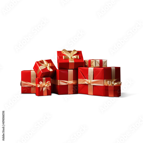 Full stack of Christmas Gifts Boxes
