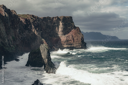 Dramatic Cliffs of Madeira's Coastline,Madeira