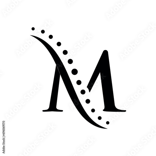 M chiropractor logo icon