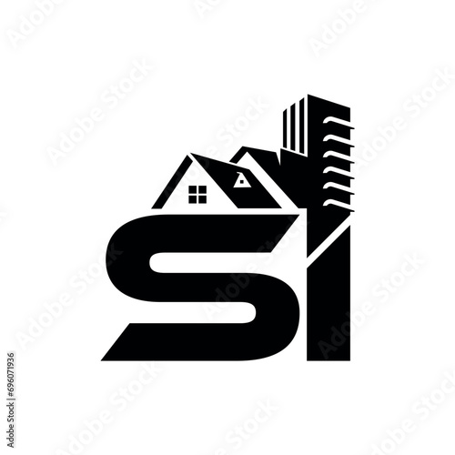 SI construction logo