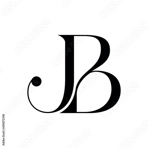 JB luxury black and white logo
