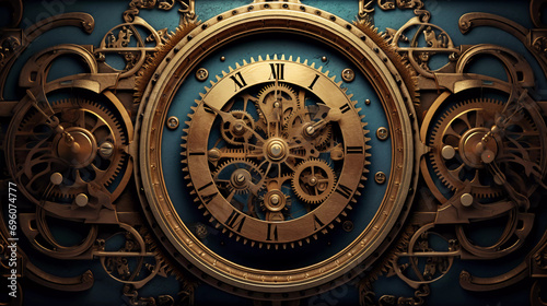 antique clock mechanism