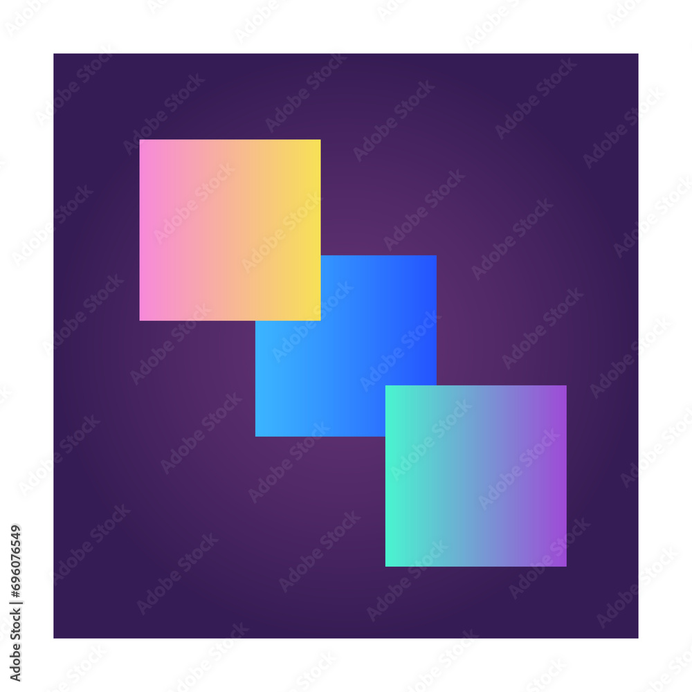 Square Futuristic Gradient Texture Colored Graphic Symbol Element Nostalgic Retro 90's Thenme Icon Square Futuristic Gradient Texture Colored Graphic Symbol Element Nostalgic Retro 90's Thenme Icon