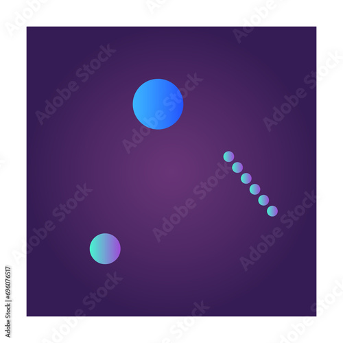 Square Futuristic Gradient Texture Colored Graphic Symbol Element Nostalgic Retro 90's Thenme Icon