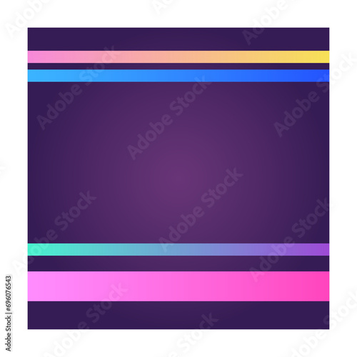 Square Futuristic Gradient Texture Colored Graphic Symbol Element Nostalgic Retro 90's Thenme Icon