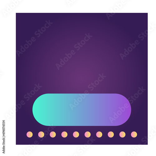 Square Futuristic Gradient Texture Colored Graphic Symbol Element Nostalgic Retro 90's Thenme Icon photo