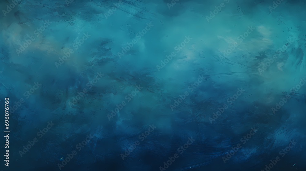 Obraz premium Beneath the Ocean's Surface: A Textured Journey into the Mysterious Depths of Blue