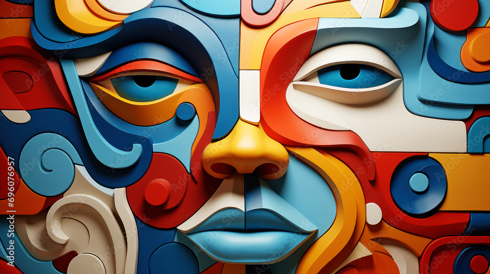 Fototapeta premium Surreal Cubist Inspiration