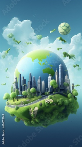World environment day background © Amena