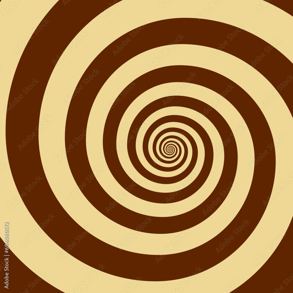 Artistic spiral shape. Vector drawing Artistic spiral shape. Vector drawing