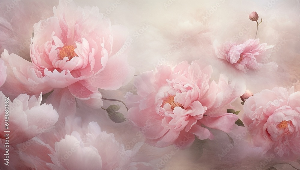 Soft, Pink Peonies Soft, Pink Peonies