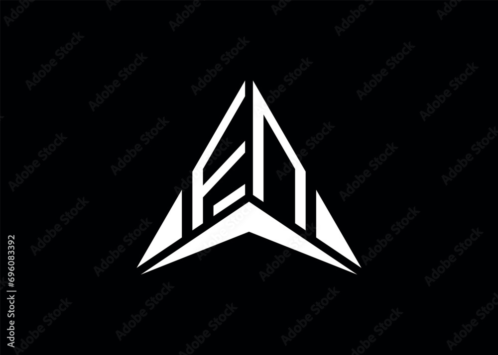 FN Creative and initials modern minimalist ARROW vector FN Creative and initials modern minimalist ARROW vector